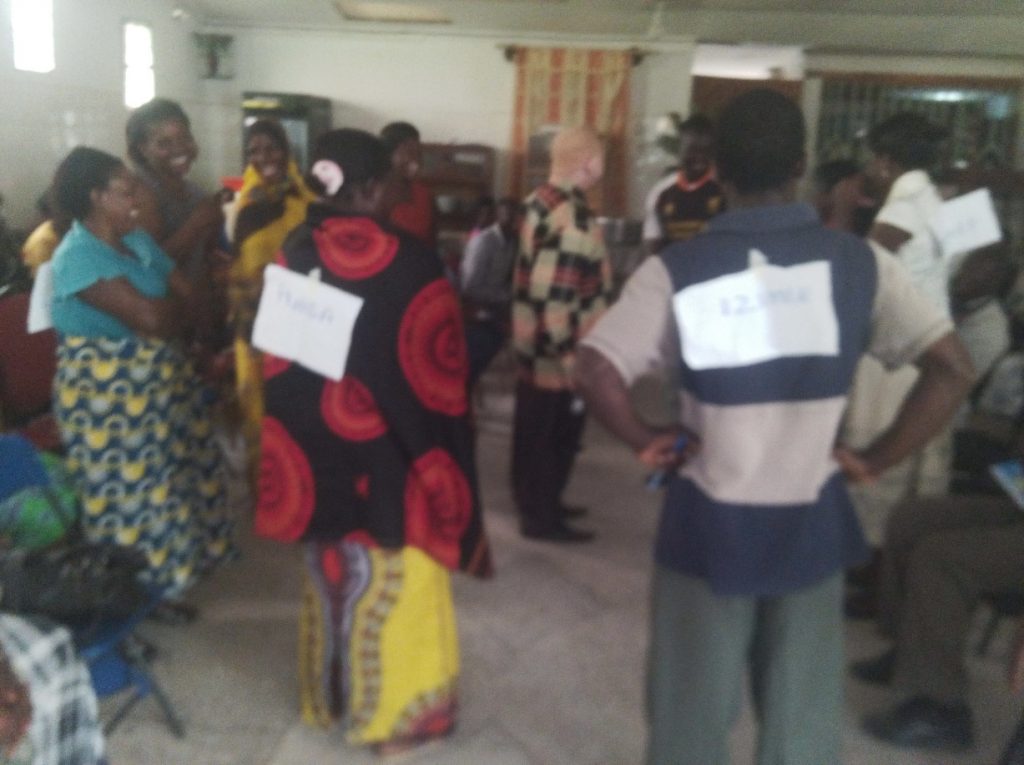 Community Dialogues about women’s human rights in Rungwe District.