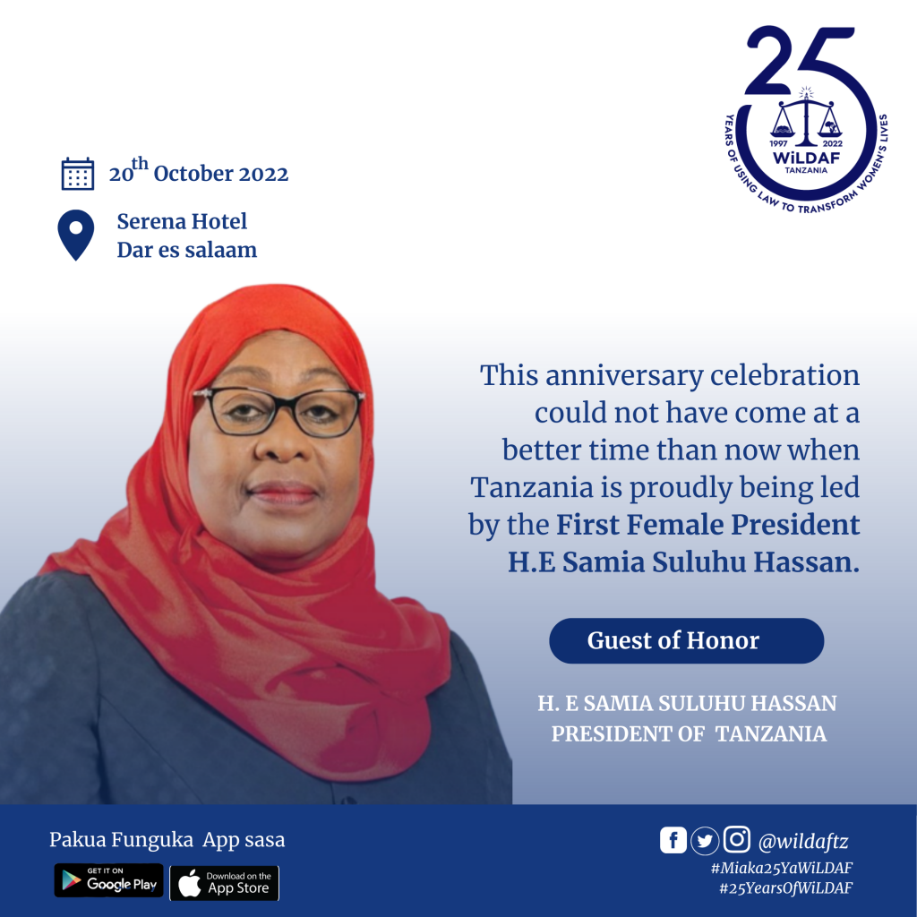 WiLDAF Tanzania Silver Anniversary
