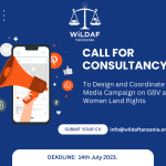 Consultancy Service to Design and Coordinate Media Campaign on GBV and Women Land Rights