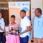 84 Young Women who were trained in VETA  by WIDAF were awarded tools to develop their skills