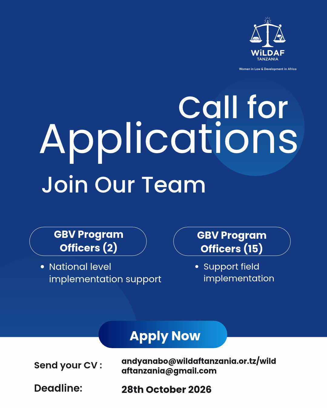Call for Application