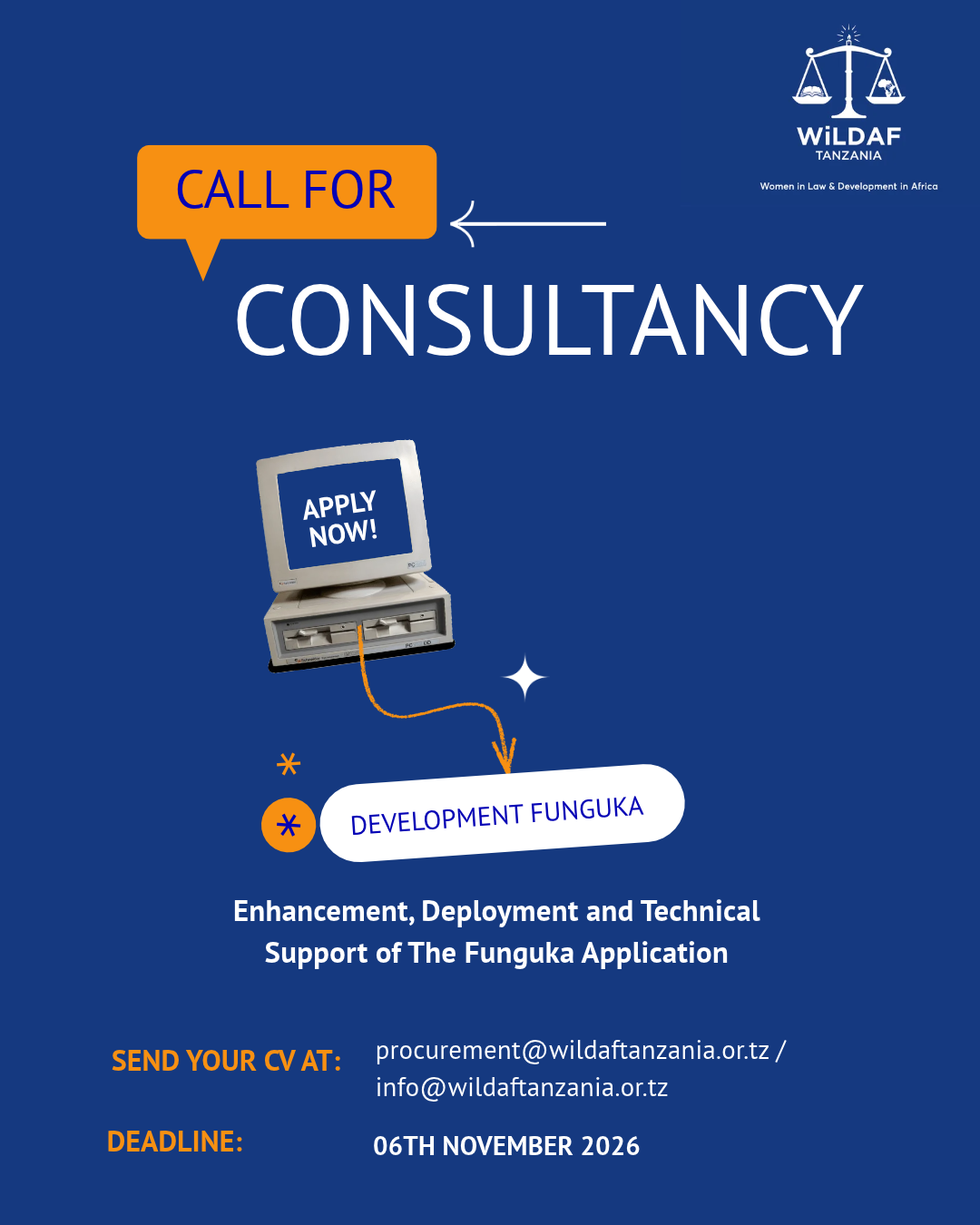 Call For Consultants: Development And Technical Support of The Funguka Application